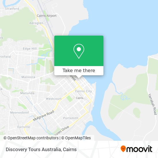 Discovery Tours Australia map