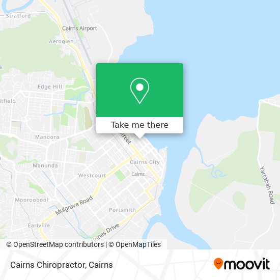 Cairns Chiropractor map