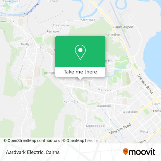 Aardvark Electric map
