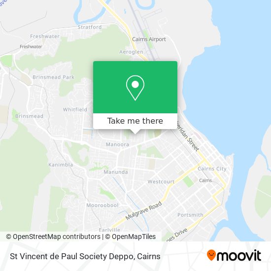 St Vincent de Paul Society Deppo map