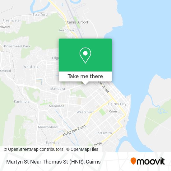 Mapa Martyn St Near Thomas St (HNR)