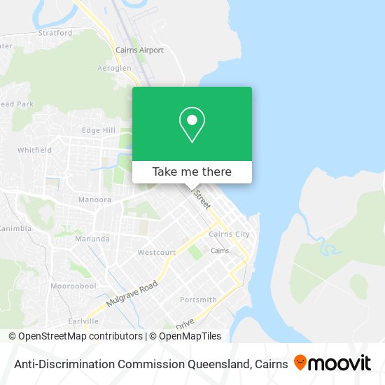 Mapa Anti-Discrimination Commission Queensland