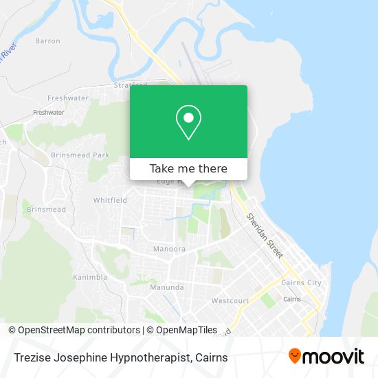 Trezise Josephine Hypnotherapist map