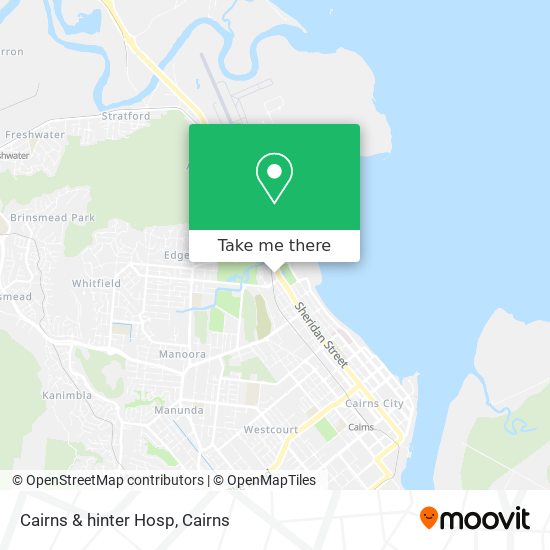 Cairns & hinter Hosp map