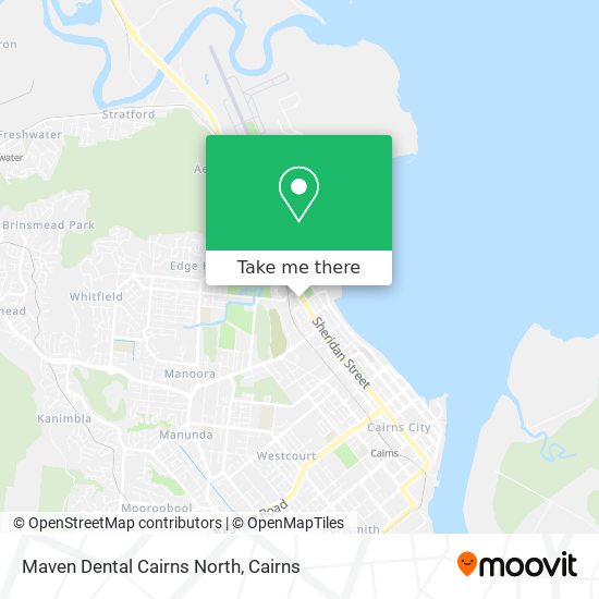 Mapa Maven Dental Cairns North