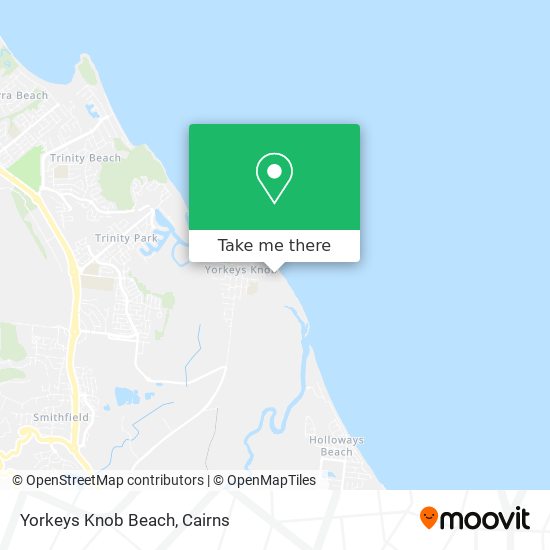 Yorkeys Knob Beach map
