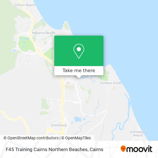 F45 Training Cairns Northern Beaches map