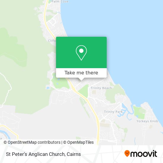 St Peter's Anglican Church map