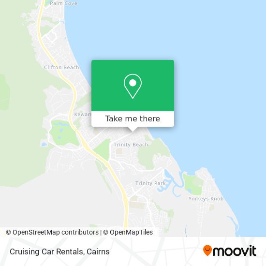 Cruising Car Rentals map