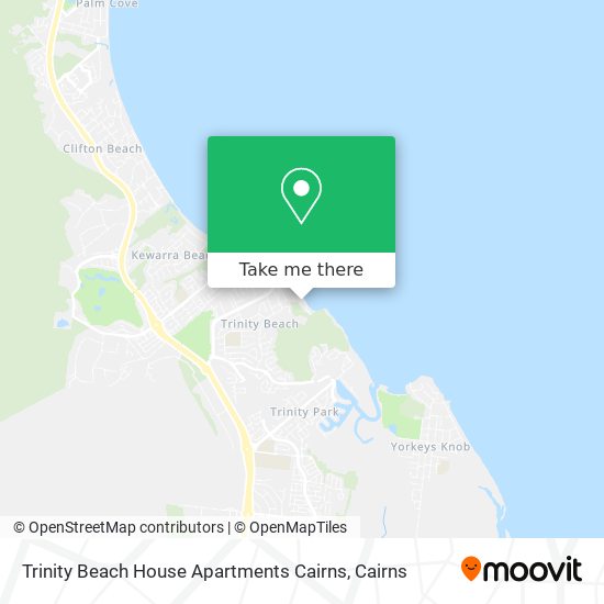 Trinity Beach House Apartments Cairns map