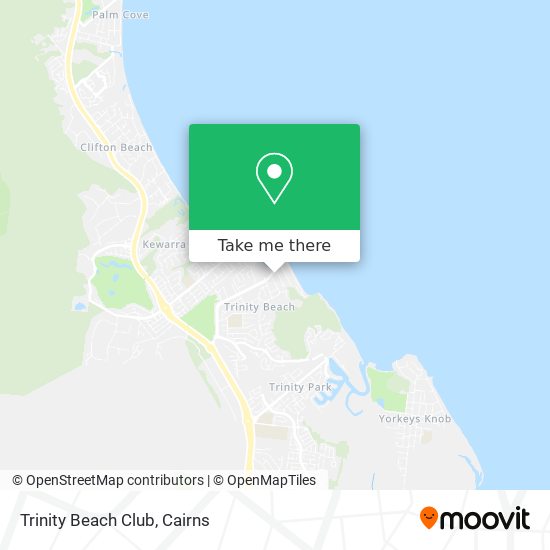 Trinity Beach Club map