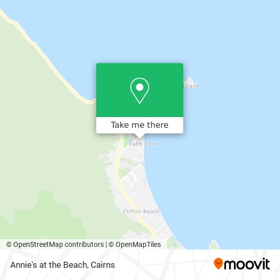 Annie's at the Beach map