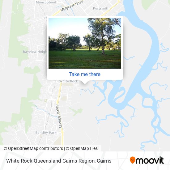 White Rock Queensland Cairns Region map
