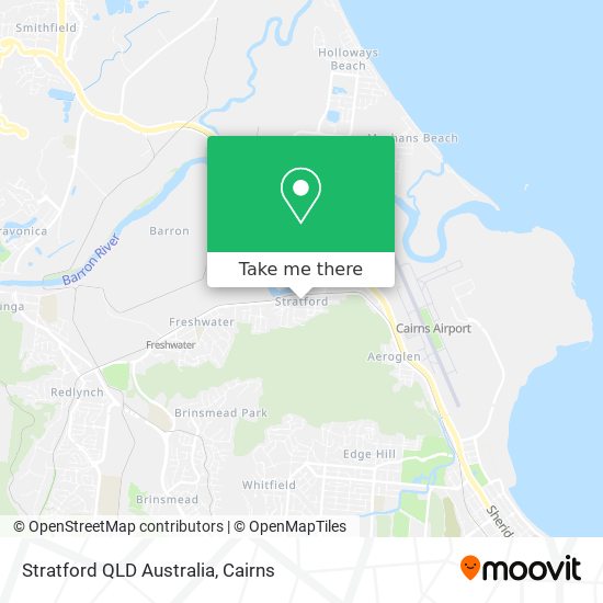 Stratford QLD Australia map