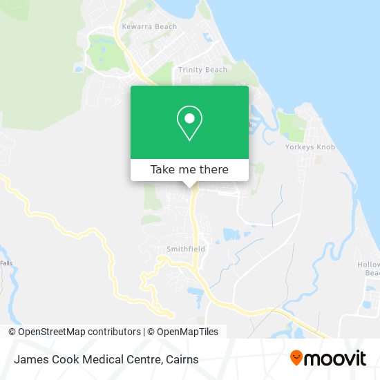 James Cook Medical Centre map