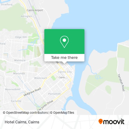 Hotel Cairns map