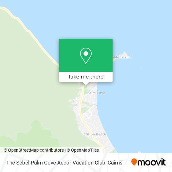 The Sebel Palm Cove Accor Vacation Club map