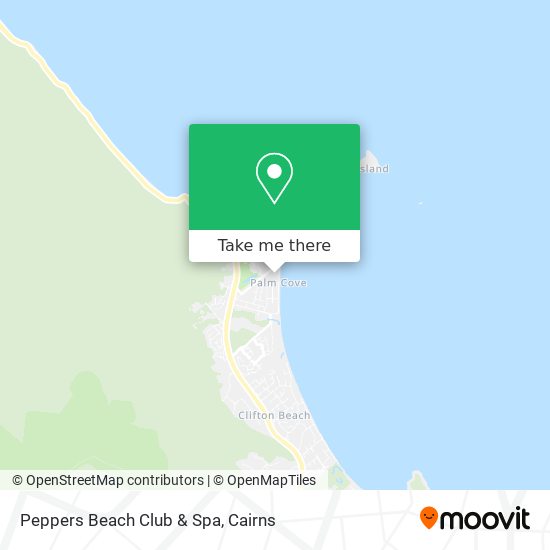 Peppers Beach Club & Spa map