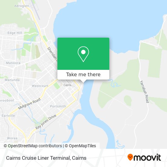 Cairns Cruise Liner Terminal map