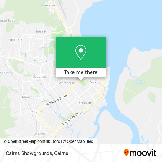 Mapa Cairns Showgrounds