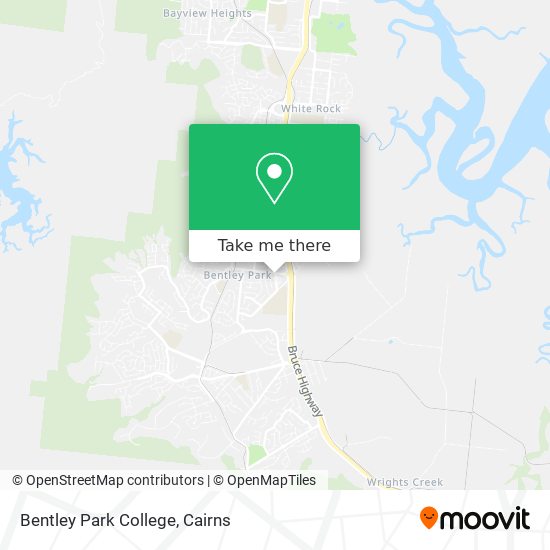 Mapa Bentley Park College