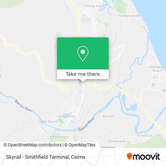 Skyrail - Smithfield Terminal map