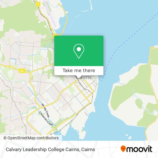 Mapa Calvary Leadership College Cairns