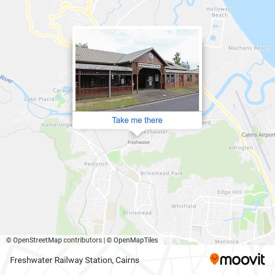 Freshwater Railway Station map