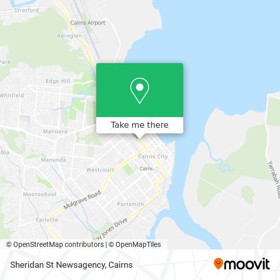 Sheridan St Newsagency map