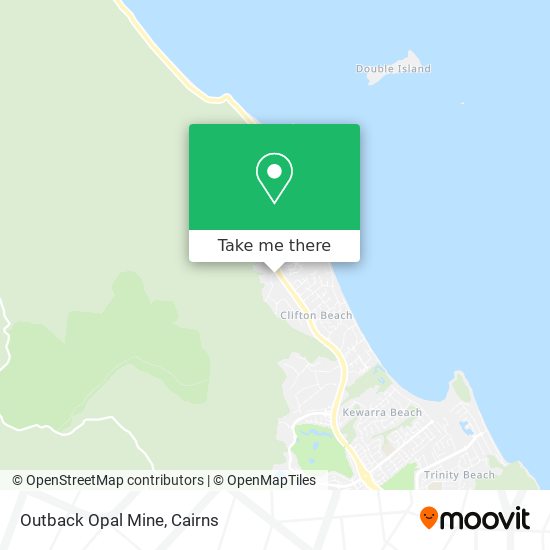 Mapa Outback Opal Mine