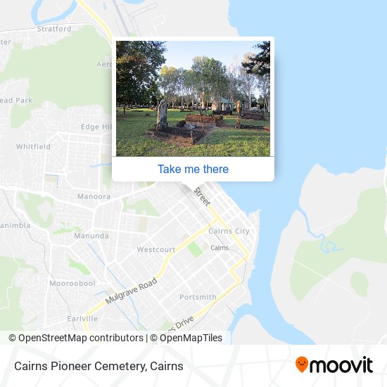 Cairns Pioneer Cemetery map