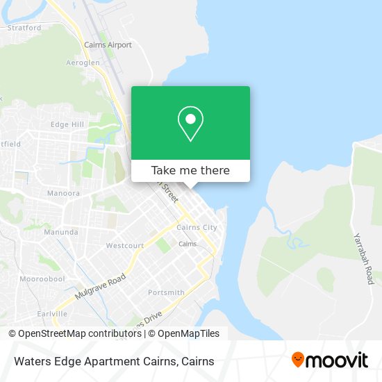Waters Edge Apartment Cairns map