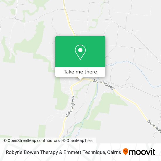 Robyn's Bowen Therapy & Emmett Technique map