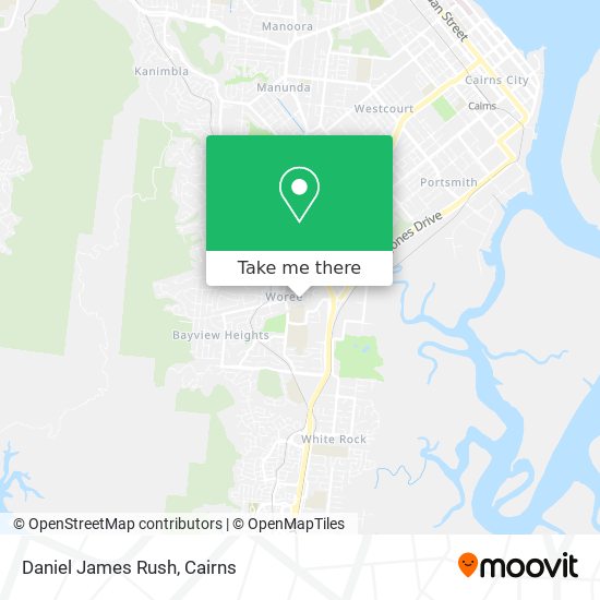 Daniel James Rush map