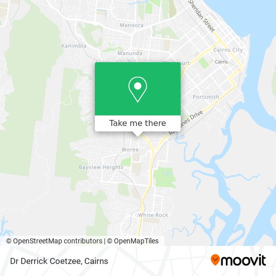 Dr Derrick Coetzee map