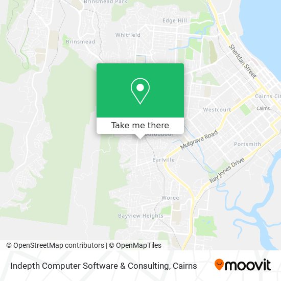 Indepth Computer Software & Consulting map