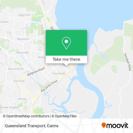 Mapa Queensland Transport