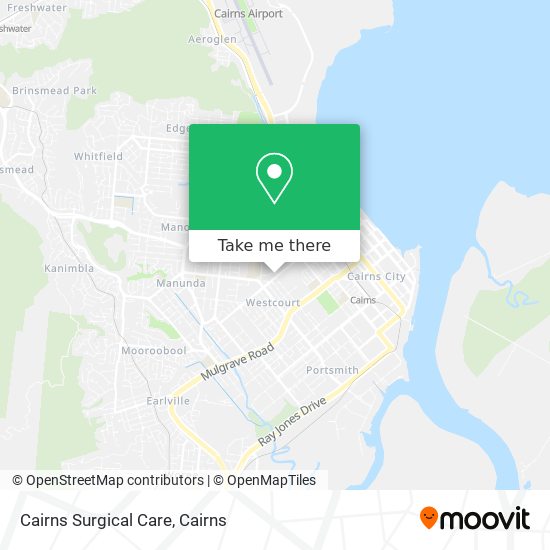 Cairns Surgical Care map