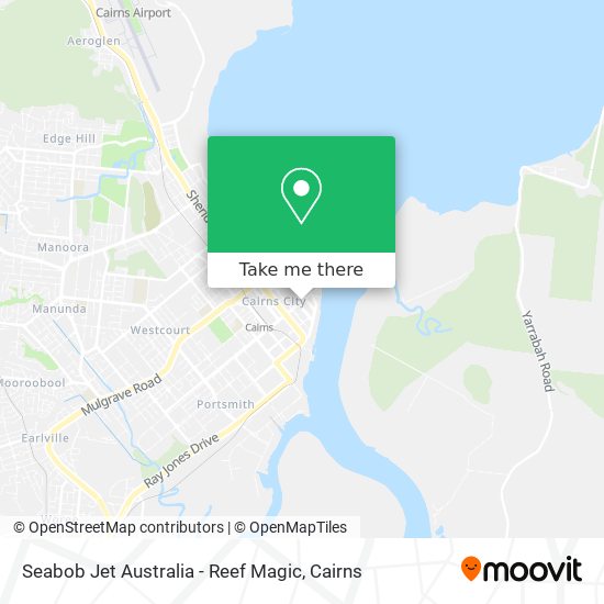 Seabob Jet Australia - Reef Magic map