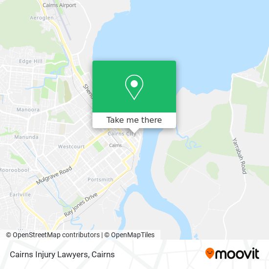 Cairns Injury Lawyers map