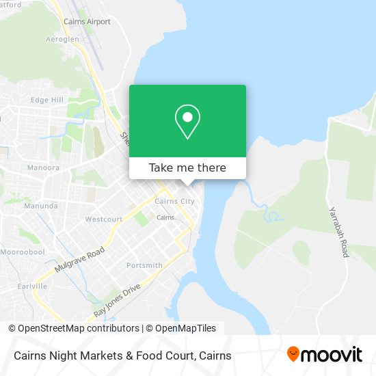 Cairns Night Markets & Food Court map