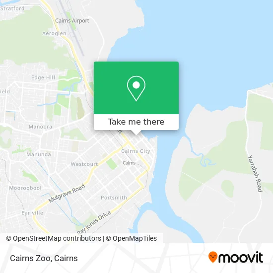 Cairns Zoo map