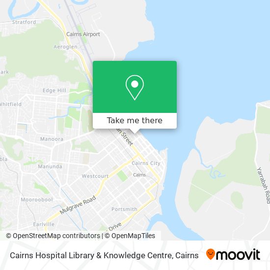Cairns Hospital Library & Knowledge Centre map