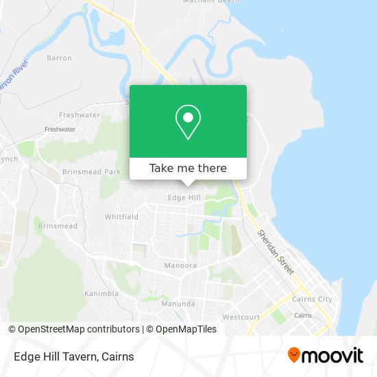 Edge Hill Tavern map