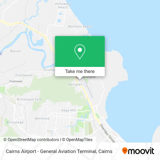 Cairns Airport - General Aviation Terminal map