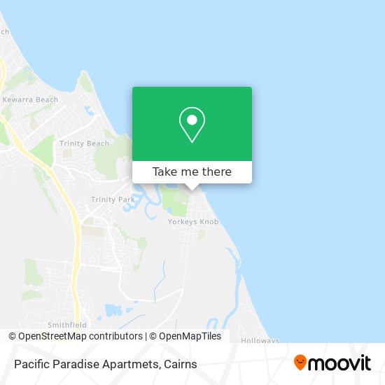 Pacific Paradise Apartmets map