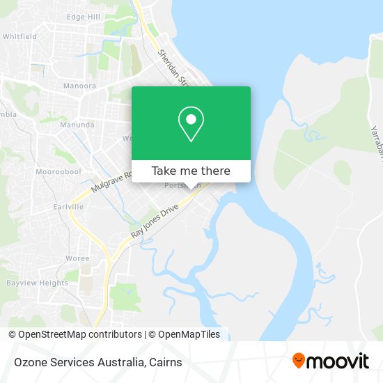 Ozone Services Australia map