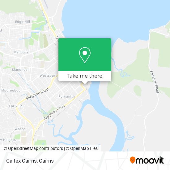 Caltex Cairns map