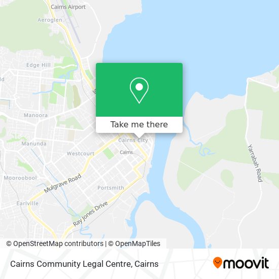 Cairns Community Legal Centre map
