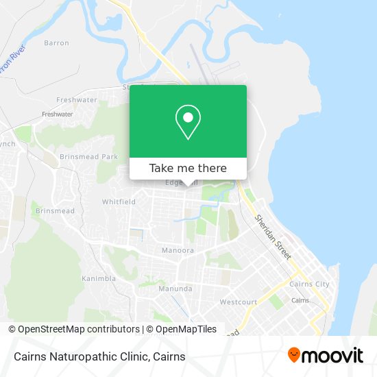 Mapa Cairns Naturopathic Clinic